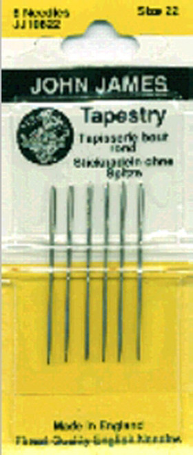 12 Pack - John James Hand Needles-Size 22 6/Pkg - JJ198-22 - 783932200778