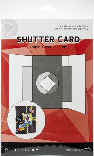 Photoplay Shutter Card 3/Pkg-Makes 3 PPP9457 - 792436594573