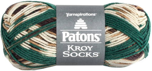 6 Pack - Patons Kroy Socks Yarn-Woodsie - 243455-55716 - 057355414297