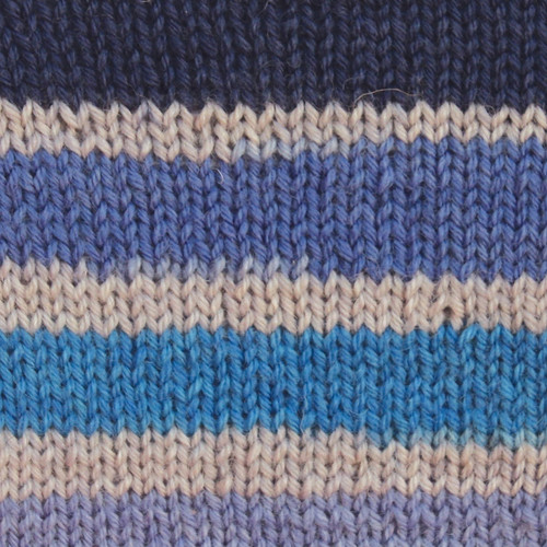 6 Pack - Patons Kroy Socks Yarn-Coastal Stripes - 243455-55721
