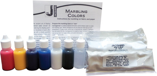 Jacquard Marbling Kit-.5oz each - JAC9609