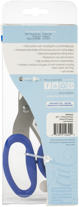 Tonic Studios Precision Collection Scissors 8.5"-Left Handed - 2644E
