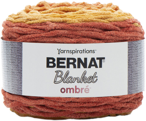 Bernat Blanket Ombre Yarn-Orange Crush Ombre - 161036-36008 - 057355437661