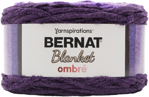 Bernat Blanket Ombre Yarn-Eggplant Ombre - 161036-36004 - 057355437623