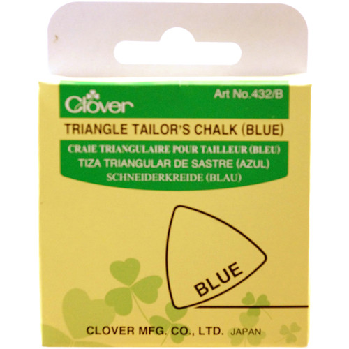 3 Pack Clover Triangle Tailor's Chalk-Blue 432-B