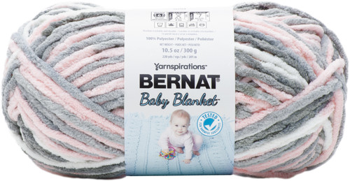Bernat Baby Blanket Big Ball Yarn-Baby Grays - 161104-04786 - 057355442757