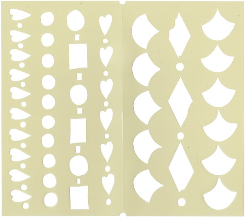 Dyan Reaveley's Dylusions Dyalog Stencil-Border It Too - DYS687-47