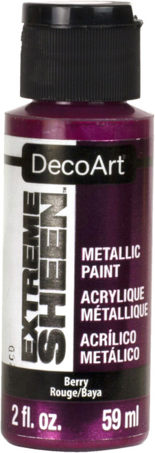 DecoArt Extreme Sheen Paint 2oz-Berry DPM-24 - 766218113320