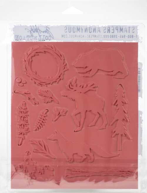 Tim Holtz Cling Stamps 7"X8.5"-Into The Woods - CMS-385 Tim Holtz Cling Stamps 7"X8.5"-Into The Woods - CMS-385