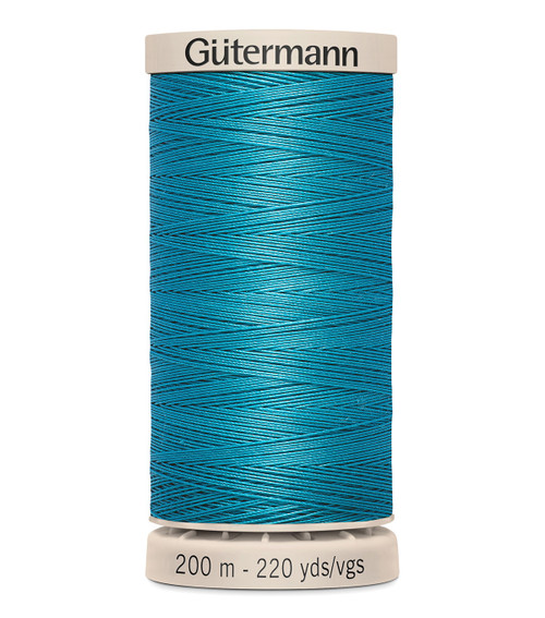 5 Pack Gutermann Quilting Thread 220yd-Peacock Teal 201Q-7235 - 077780014176