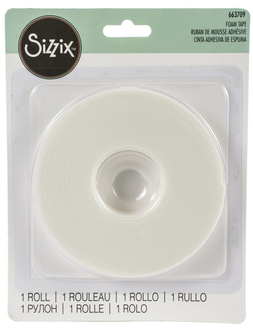 Sizzix Making Essential Foam Tape-1 Roll 663709 - 630454255703