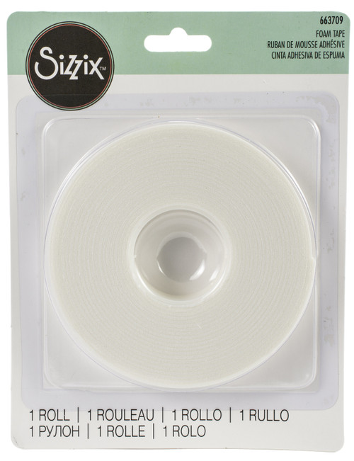 Sizzix Making Essential Foam Tape-1 Roll - 663709 - 630454255703