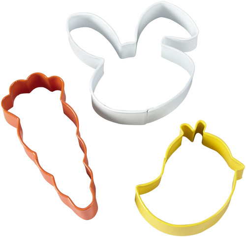 Metal Cookie Cutter Set 3/Pkg-Whimsical Easter -W7556