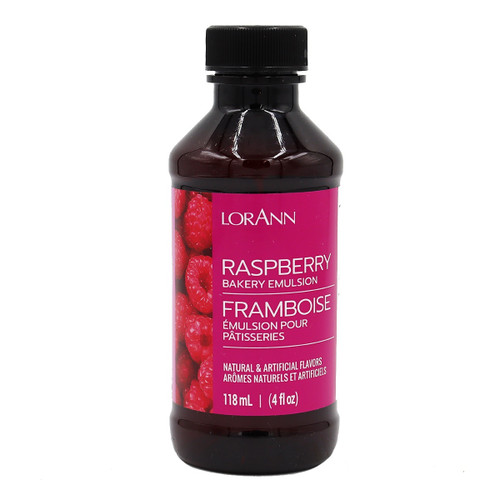 3 Pack - LorAnn Bakery Emulsions Natural & Artificial Flavor 4oz-Raspberry - 0806-0764 - 023535764087