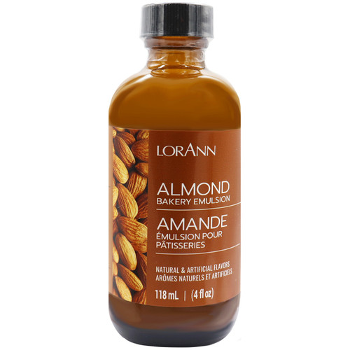 3 Pack Lorann Oils Bakery Emulsions Natural & Artificial Flavor 4oz-Almond -0806-0748
