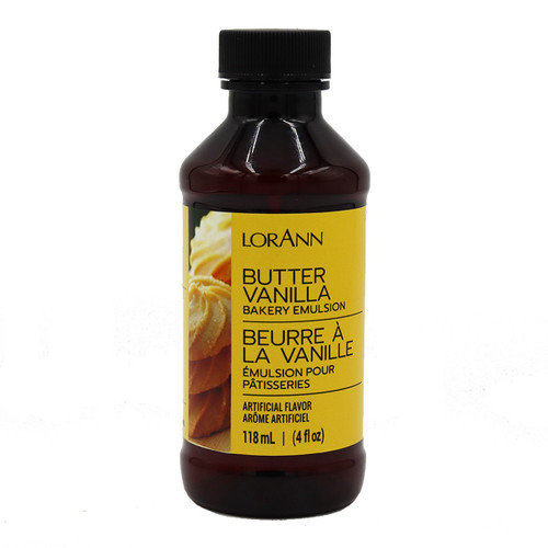 3 Pack - LorAnn Bakery Emulsions Natural & Artificial Flavor 4oz-Butter Vanilla - 0806-0742 - 023535742085 3 Pack - LorAnn Bakery Emulsions Natural & Artificial Flavor 4oz-Butter Vanilla - 0806-0742 - 023535742085