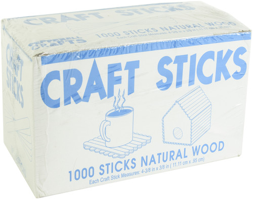 Craft Sticks 1000/Pkg-Natural -70782