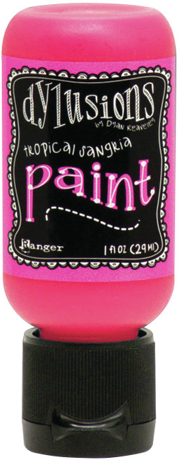 Dylusions Acrylic Paint 1oz-Tropical Sangria - DYQ-70689 - 789541070689