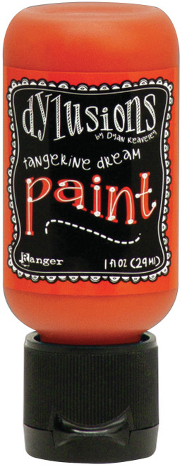 Dylusions Acrylic Paint 1oz-Tangerine Dream - DYQ-70672 - 789541070672 Dylusions Acrylic Paint 1oz-Tangerine Dream - DYQ-70672 - 789541070672