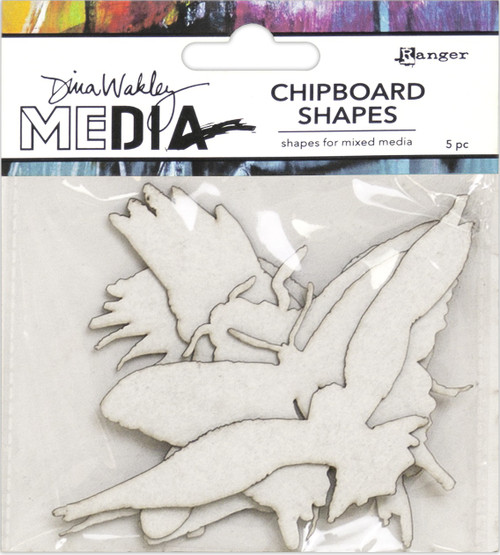 Dina Wakley Media Chipboard Shapes-Flying -MDA69270 - 789541069270