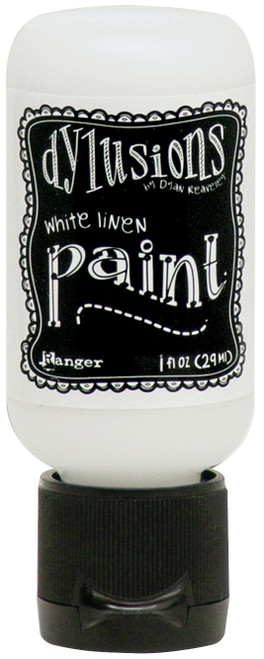 Dylusions Acrylic Paint 1oz-White Linen - DYQ-70719 - 789541070719
