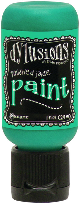 Dylusions Acrylic Paint 1oz-Polished Jade - DYQ-70603 - 789541070603