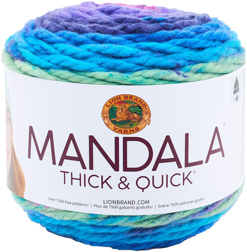 Lion Brand Mandala Thick & Quick Yarn-Vortex 528-204 - 023032028262