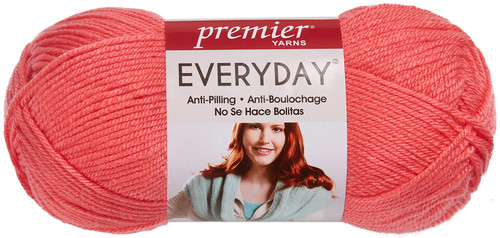 Premier Anti-Pilling Everyday Worsted Yarn-Coral - DN100-54 - 847652055824