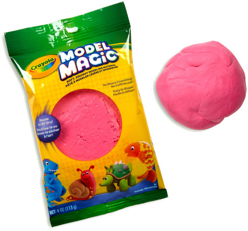 3 Pack - Crayola Model Magic 4oz-Raspberry - 57-4486