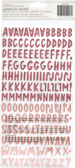 Amy Tan Stay Sweet Thickers Stickers 342/Pkg-Be Kind Alpha/Blush Foam - 351206 Amy Tan Stay Sweet Thickers Stickers 342/Pkg-Be Kind Alpha/Blush Foam - 351206