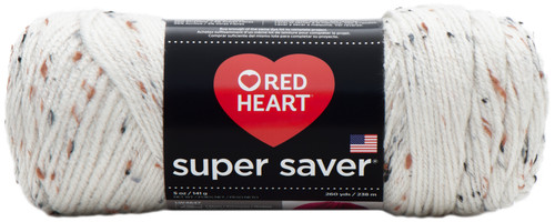 3 Pack Red Heart Super Saver Yarn-Aran Fleck E300B-4313 - 073650887369