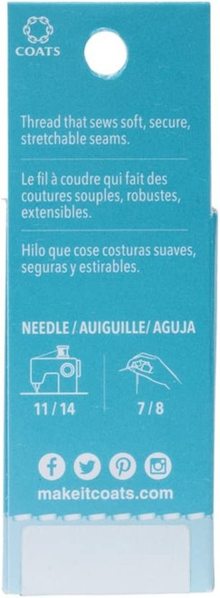 Coats Eloflex Stretch Thread 225yd Box-White - B992-0100 Coats Eloflex Stretch Thread 225yd Box-White - B992-0100