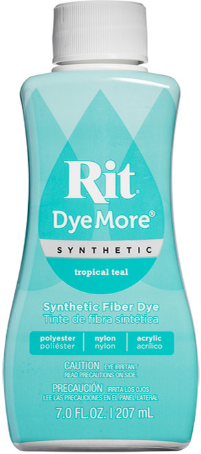 Rit Dye More Synthetic 7oz-Tropical Teal - 020-02610 - 885967026108