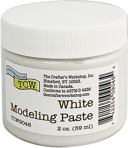 Crafter's Workshop Modeling Paste 2oz-White TCWMP2OZ-9046 - 842254090464