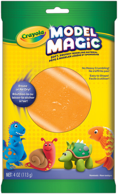 3 Pack Crayola Model Magic 4oz-Orange 57-4436 - 071662544362