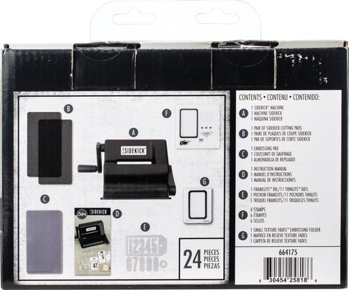 Sizzix Sidekick Starter Kit Featuring Tim Holtz-Black - 664175 Sizzix Sidekick Starter Kit Featuring Tim Holtz-Black - 664175