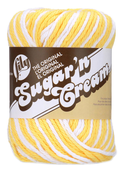 6 Pack - Lily Sugar'n Cream Yarn - Ombres-Daisy - 102002-165 - 057355083363