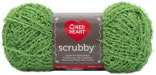 3 Pack - Red Heart Scrubby Yarn-Lime - E833-620 - 073650002052
