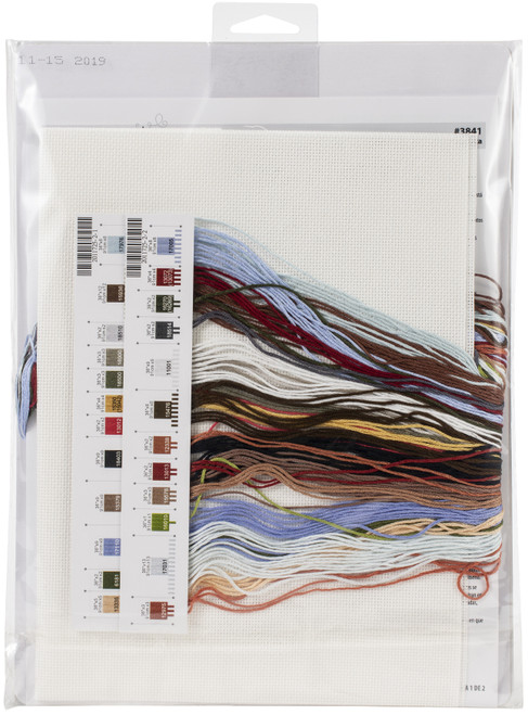 Dimensions Counted Cross Stitch Kit 18"X5.75"-Scenic Farm (18 Count) - 3841