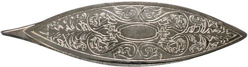Lacis Victorian Engraved Tatting Shuttle-Silver - GL21-SLVR