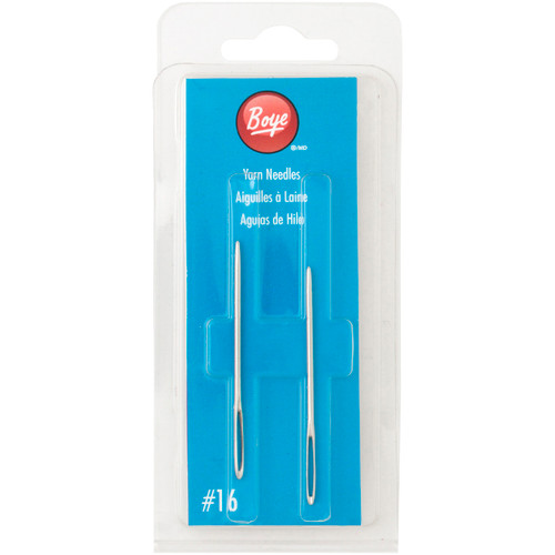 Boye Steel Yarn Needles-Size 16 2/Pkg - 7506 - 070659780745