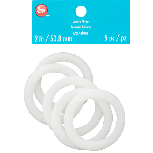 Boye Cabone Rings-2" 5/Pkg - 7540-2 - 070659915765