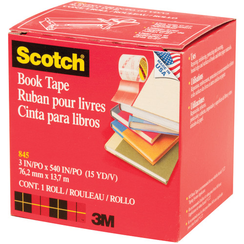 Scotch Book Tape Boxed-3"X15yd - 14667-3M