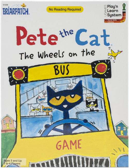 Briarpatch Pete The Cat Wheels On The Bus Game- - BP01258 - 794764012583