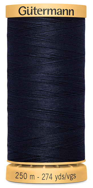 5 Pack Gutermann Natural Cotton Thread 273yd-Charcoal 251C-6210 - 077780011960