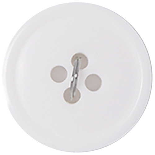 Slimline Buttons Series 1-White 4-Hole 3/4" 3/Pkg SL1-10