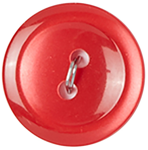 Slimline Buttons Series 1-Red 2-Hole 3/4" 5/Pkg SL1-43