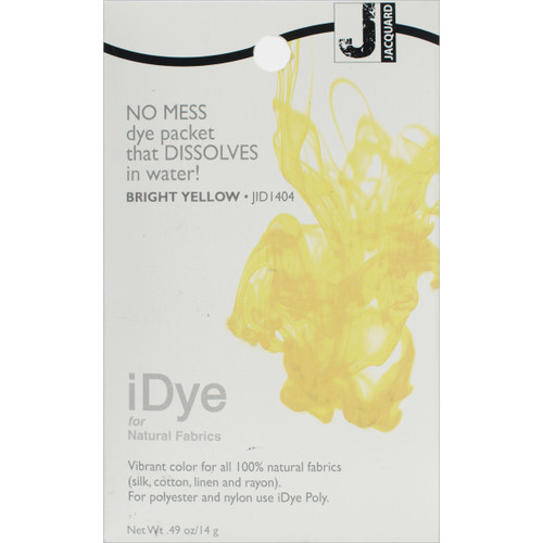 Jacquard iDye Fabric Dye 14g-Bright Yellow - IDYE-404 - 743772022602