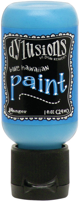 Dylusions Acrylic Paint 1oz-Blue Hawaiian DYQ-70382 - 789541070382