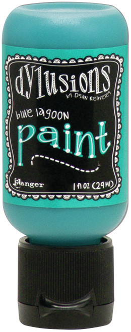 Dylusions Acrylic Paint 1oz-Blue Lagoon DYQ-70399 - 789541070399